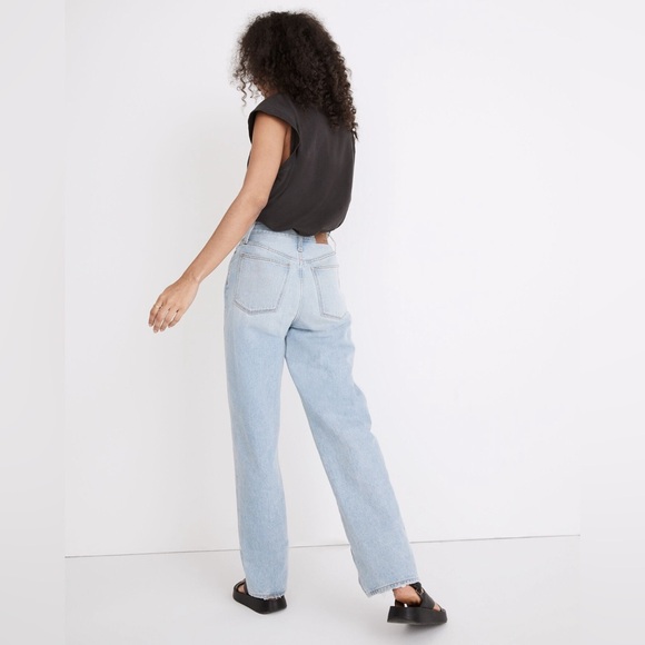 NWT Madewell Baggy Straight Jeans in Berteau Wash size 26 - Picture 2 of 8